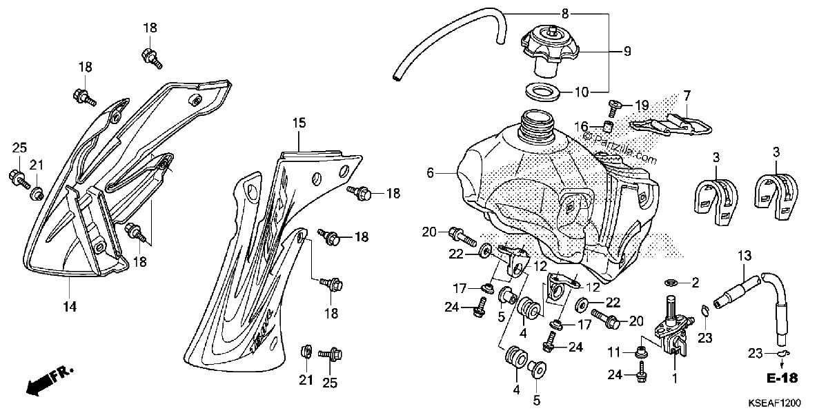 Diagrama de FUEL TANK