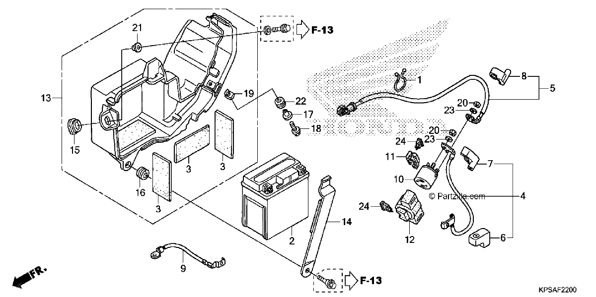 Diagrama de BATTERY 12 14