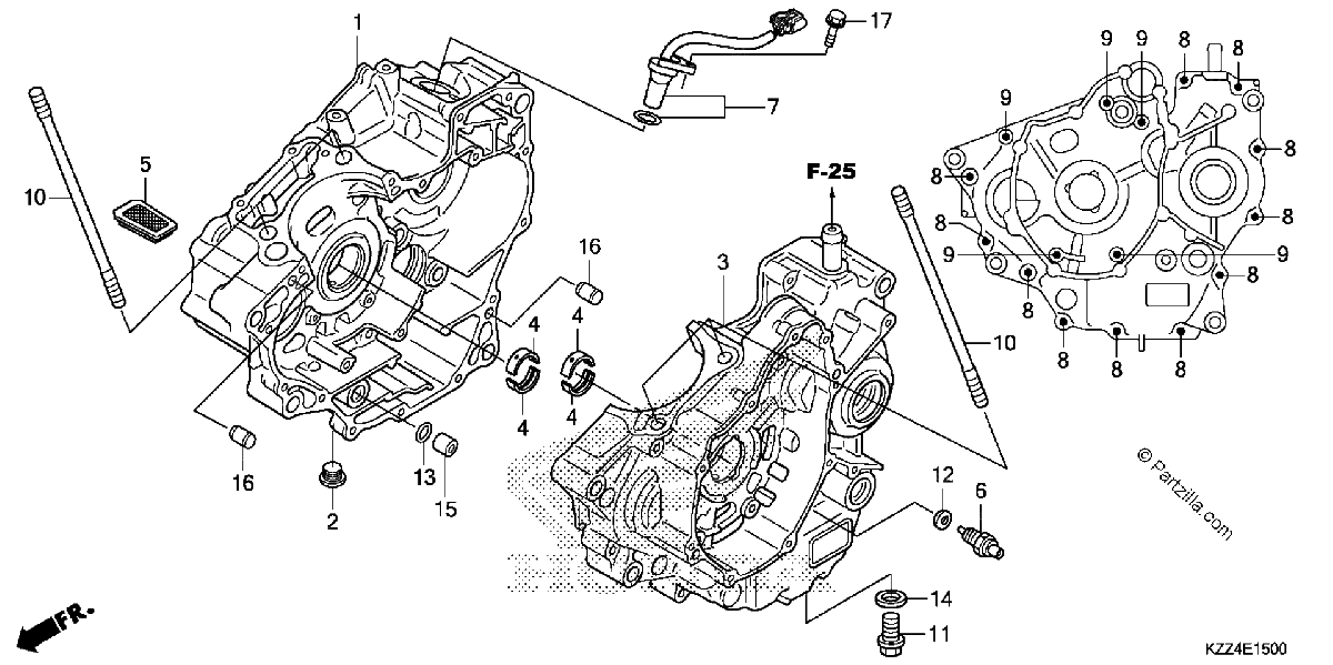 Diagrama de CRANKCASE