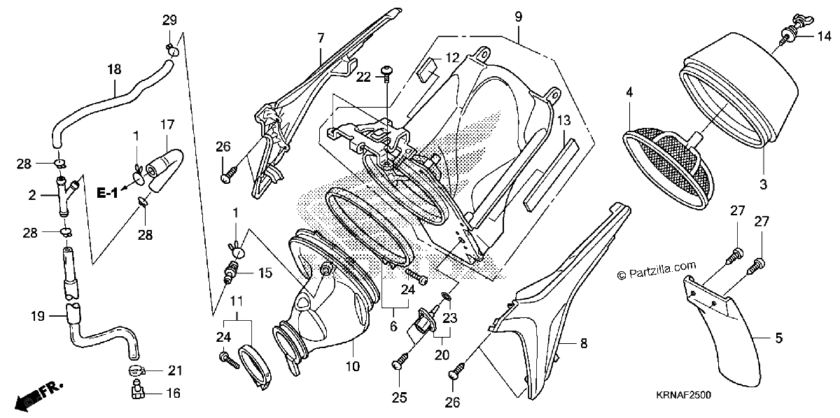 Diagrama de AIR CLEANER