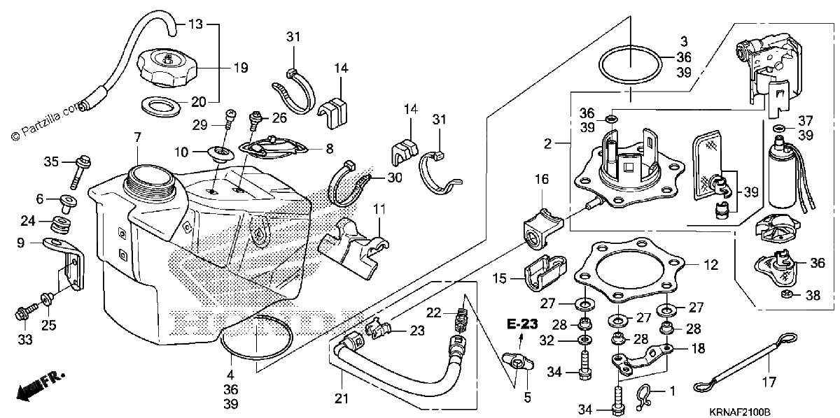 Diagrama de FUEL TANK