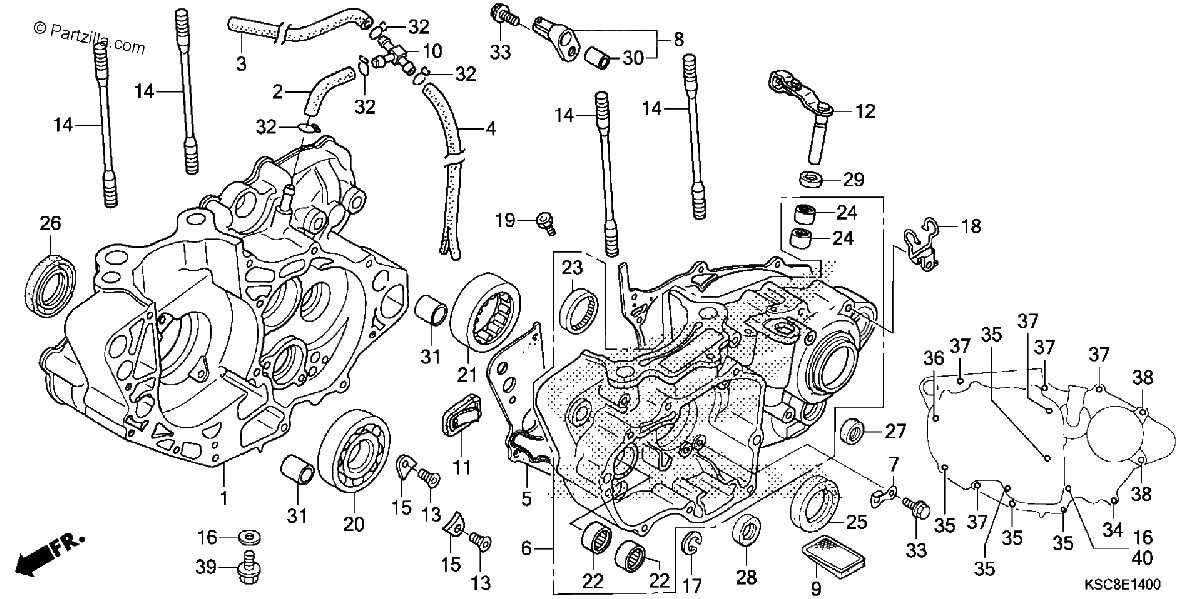 Diagrama de CRANKCASE