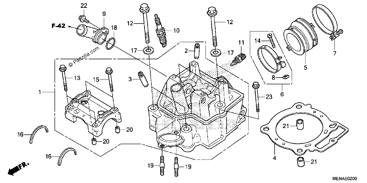 Diagrama de CYLINDER HEAD 1