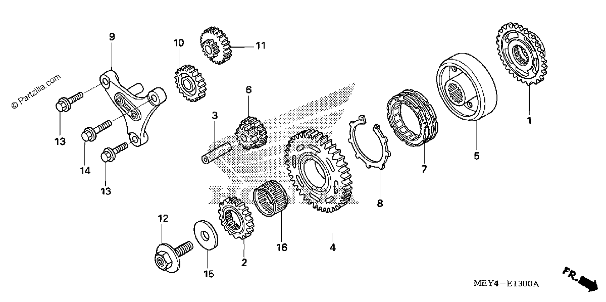 Diagrama de STARTING CLUTCH