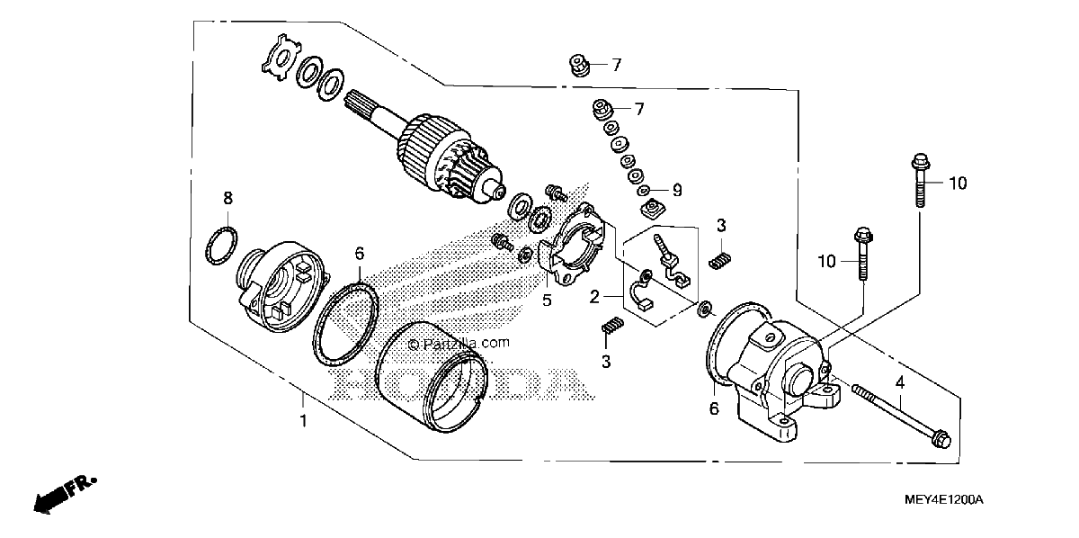 Diagrama de STARTING MOTOR