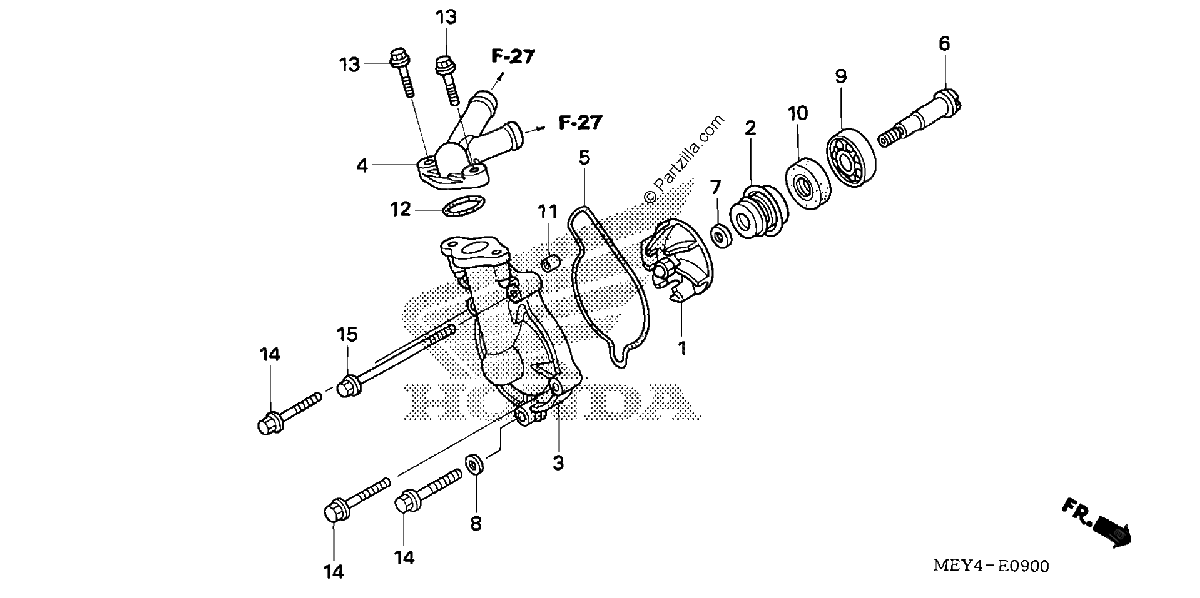 Diagrama de WATER PUMP