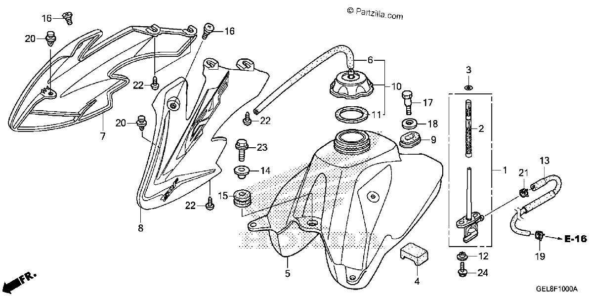 Diagrama de FUEL TANK