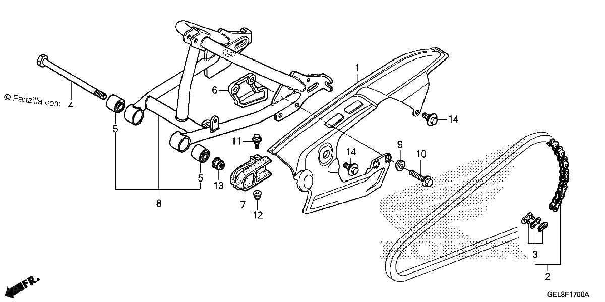 Diagrama de SWINGARM