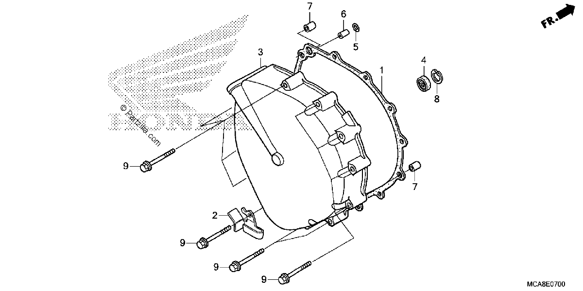Diagrama de CLUTCH COVER