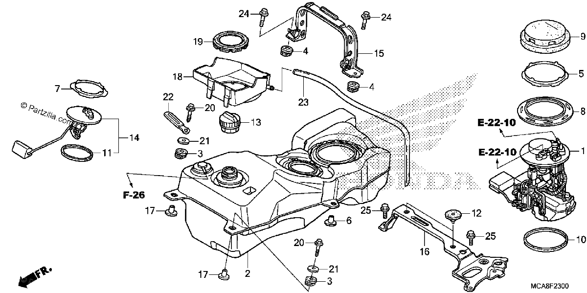 Diagrama de FUEL TANK