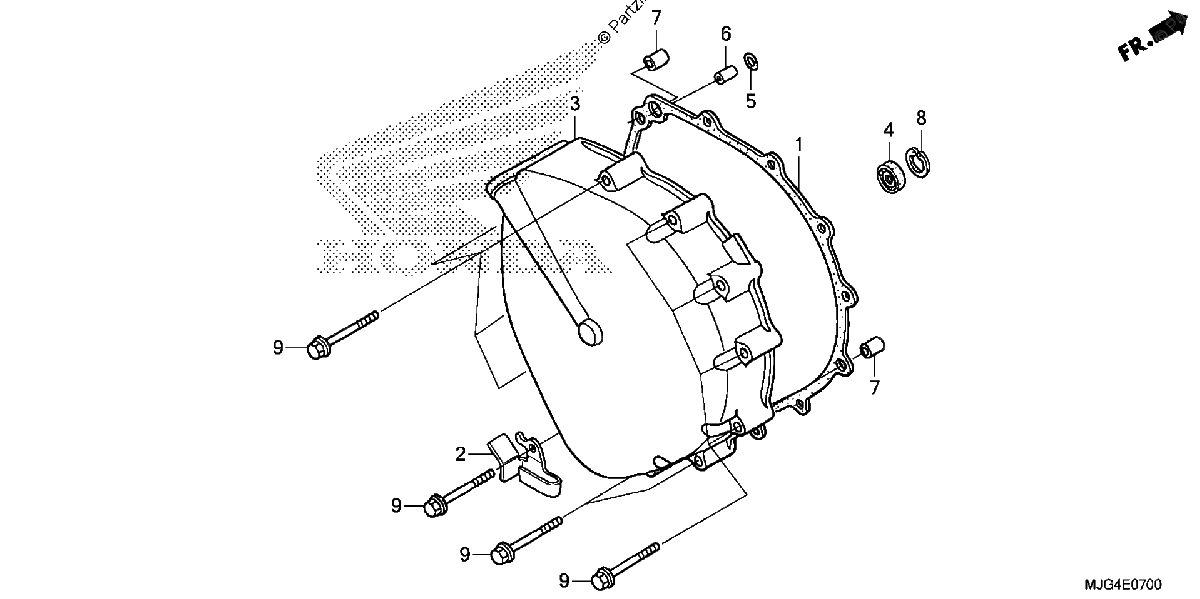 Diagrama de CLUTCH COVER