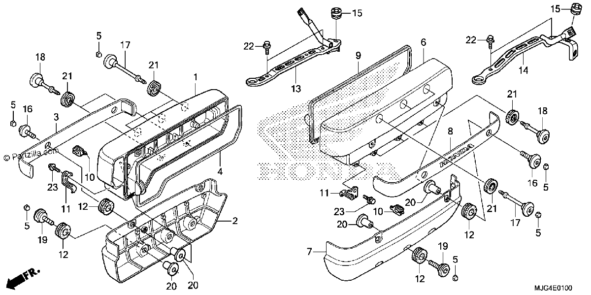 Diagrama de CYLINDER HEAD COVER