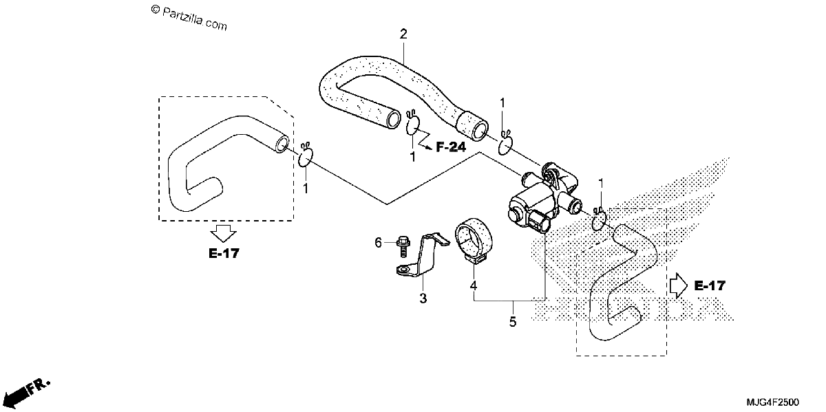 Diagrama de AIR INJECTION VALVE