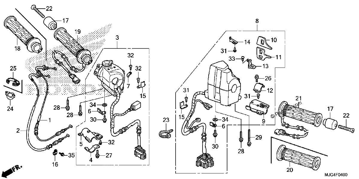 Diagrama de HANDLE SWITCH