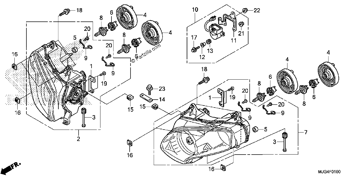 Diagrama de HEADLIGHT