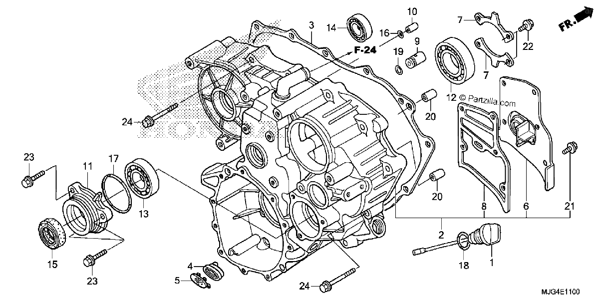 Diagrama de REAR CASE
