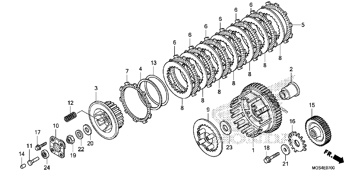 Diagrama de CLUTCH 1