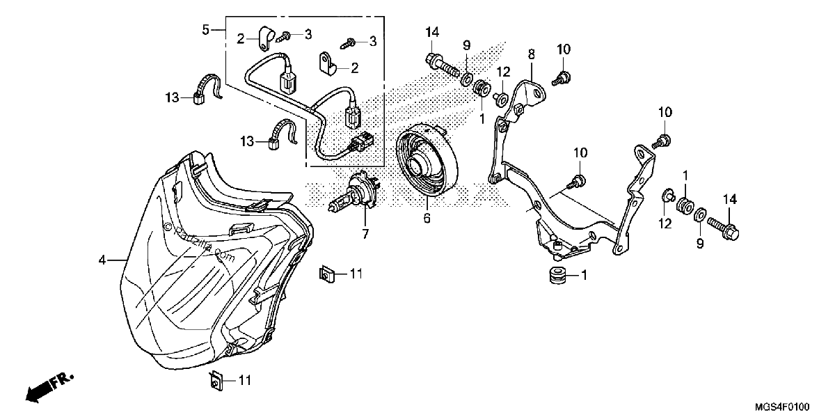 Diagrama de HEADLIGHT