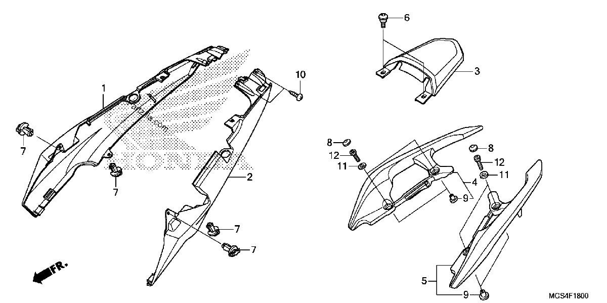 Diagrama de SEAT COWL