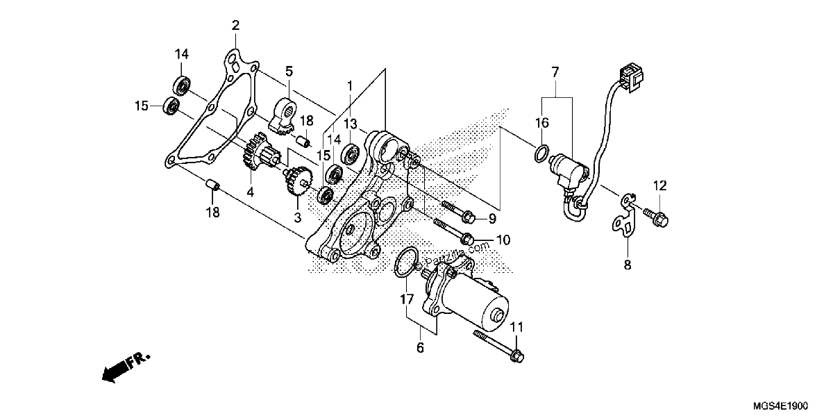 Diagrama de REDUCTION GEAR
