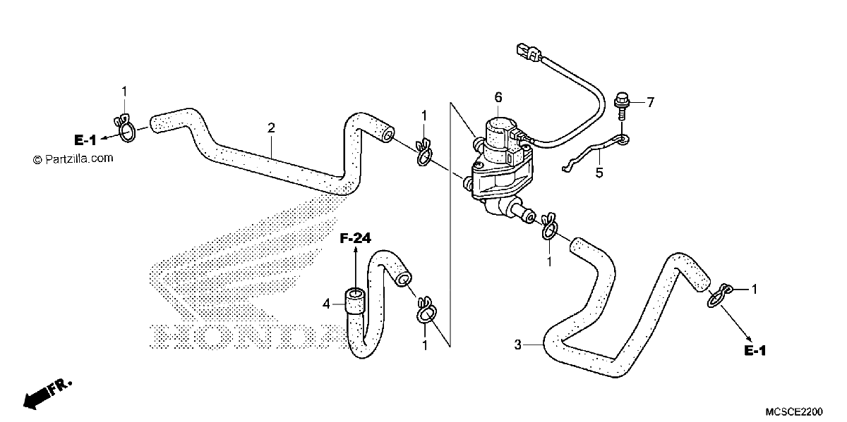 Diagrama de AIR INJECTION CONTROL VALVE