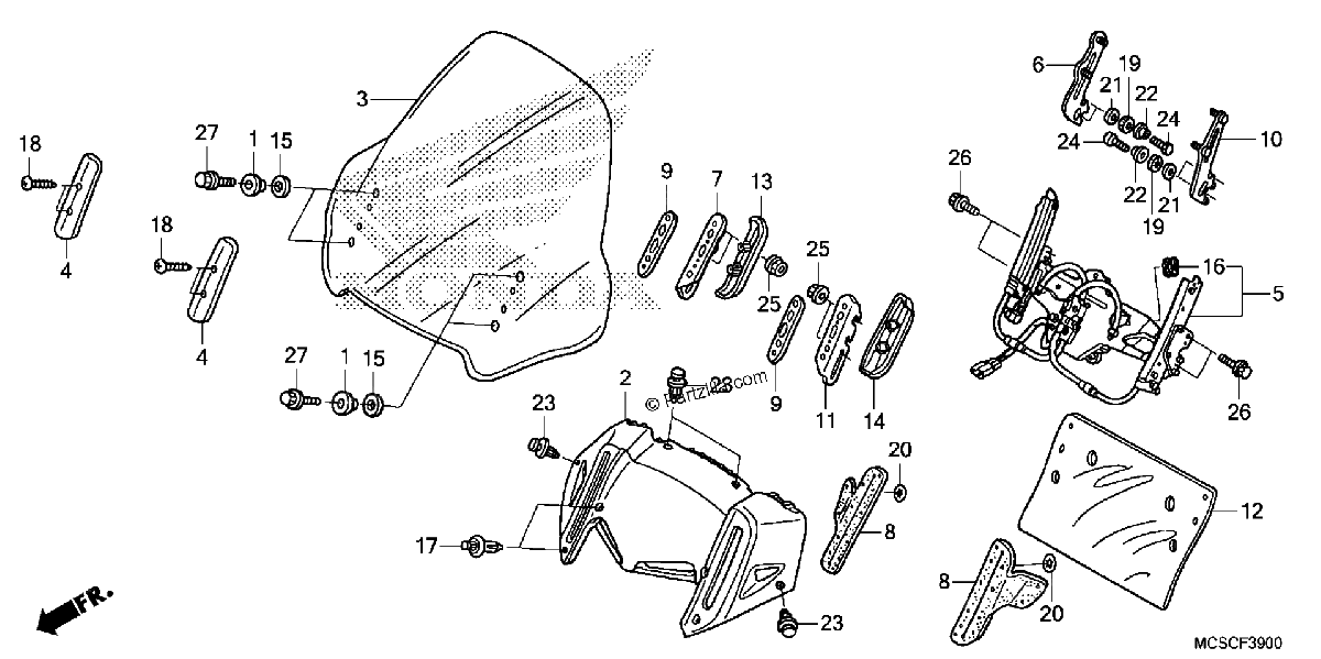 Diagrama de WINDSCREEN