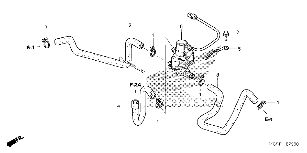 Diagrama de AIR INJECTION CONTROL VALVE