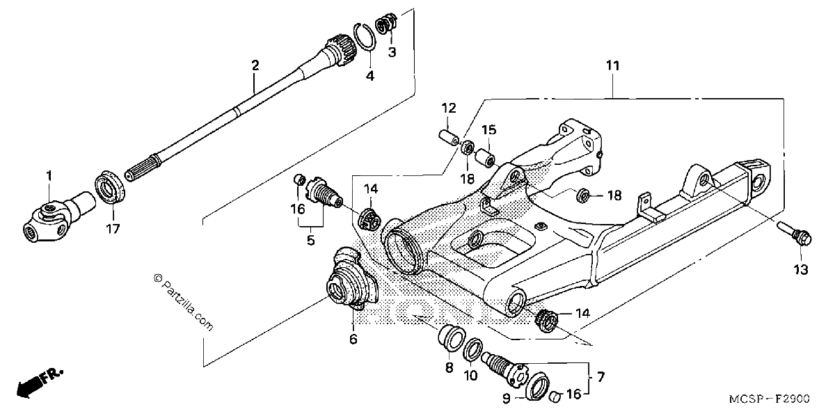 Diagrama de SWINGARM