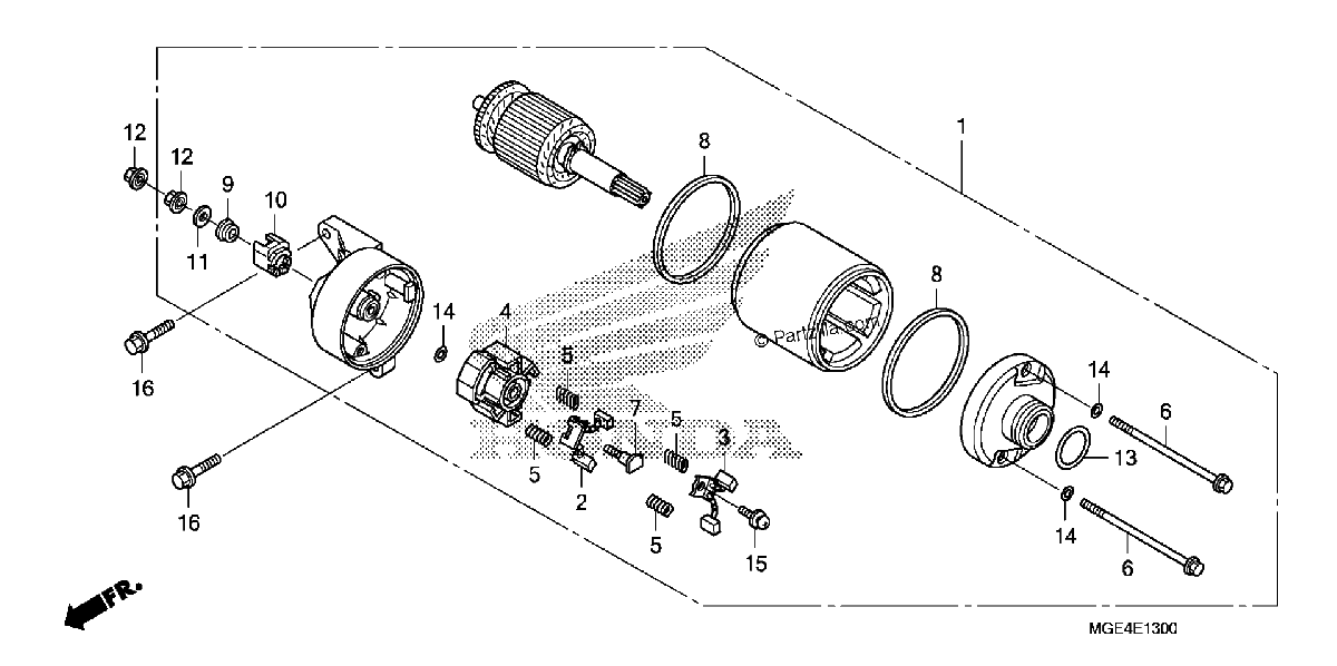 Diagrama de STARTING MOTOR