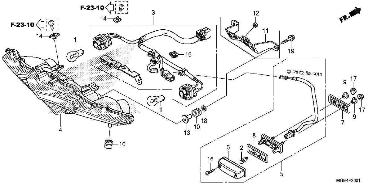 Diagrama de TAILLIGHT 2