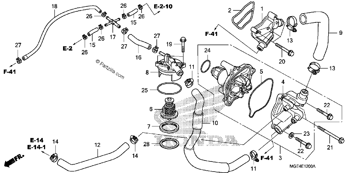 Diagrama de WATER PUMP