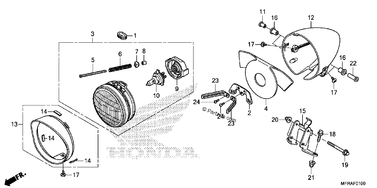 Diagrama de HEADLIGHT
