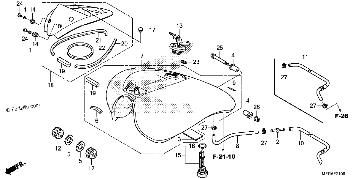 Diagrama de FUEL TANK 1