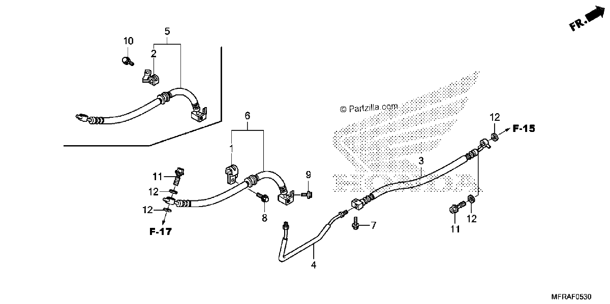 Diagrama de BRAKE LINE 1