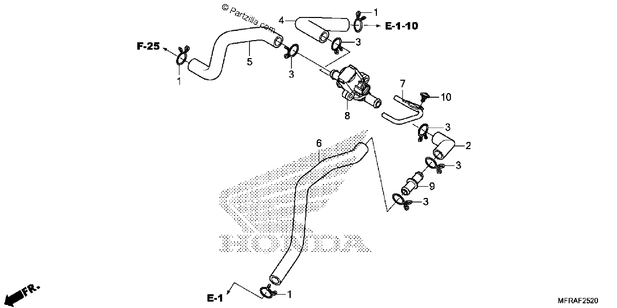 Diagrama de PAIR CONTROL VALVE