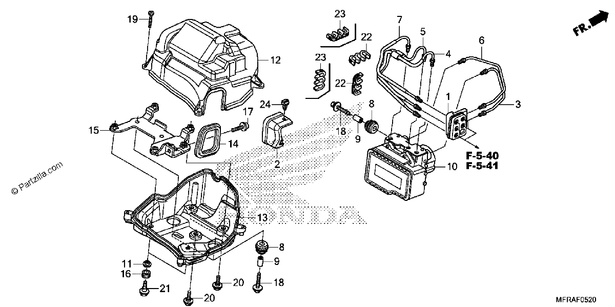 Diagrama de ABS MODULATOR