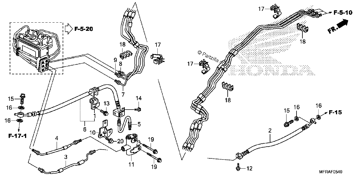Diagrama de BRAKE LINE 2