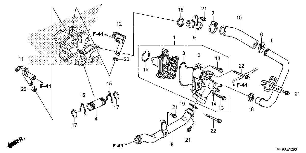 Diagrama de WATER PUMP