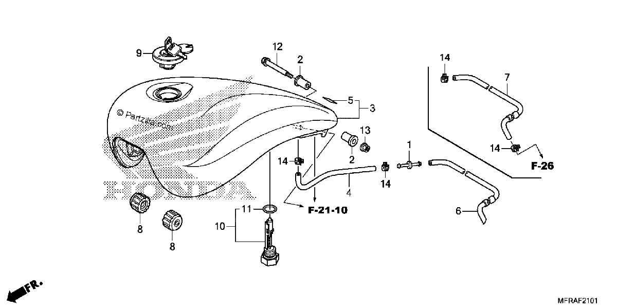 Diagrama de FUEL TANK 2