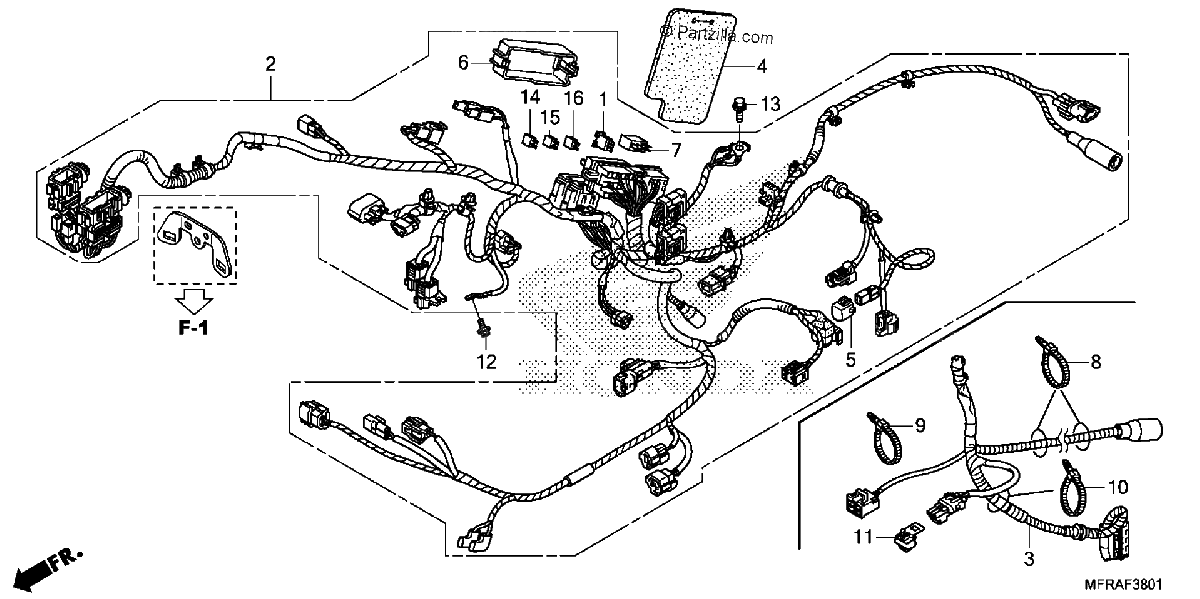 Diagrama de WIRE HARNESS 2