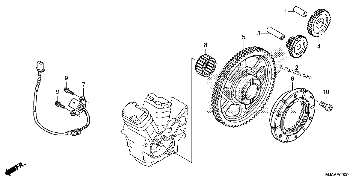 Diagrama de STARTING CLUTCH