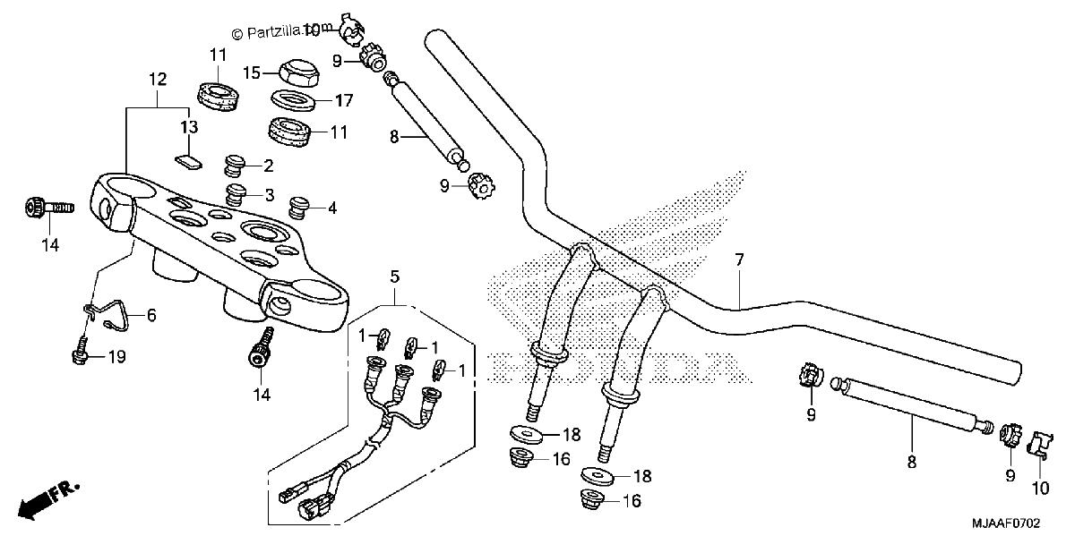 Diagrama de HANDLEBAR 3