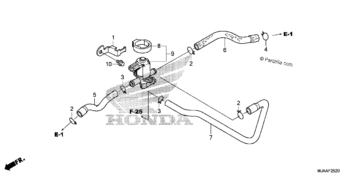 Diagrama de AIR INJECTION VALVE 1