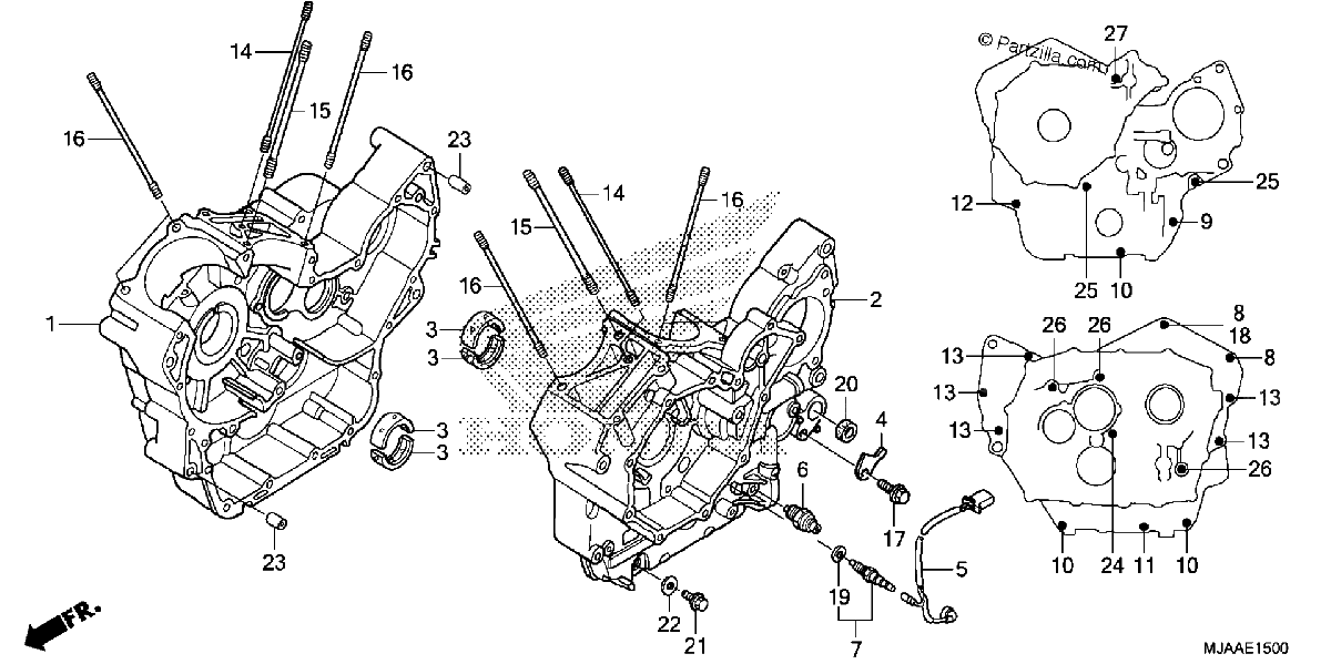 Diagrama de CRANKCASE 1