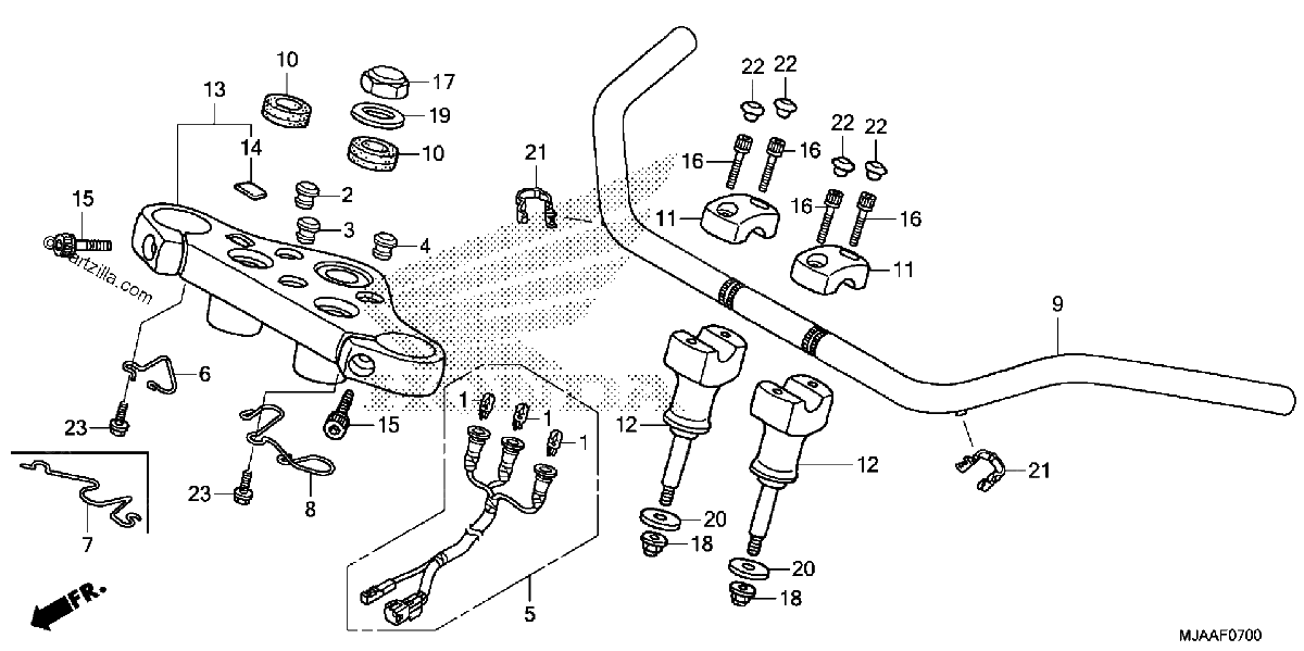 Diagrama de HANDLEBAR 1
