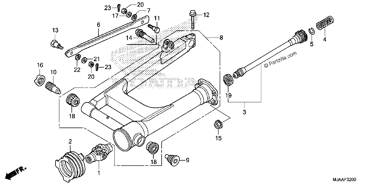 Diagrama de SWINGARM 1