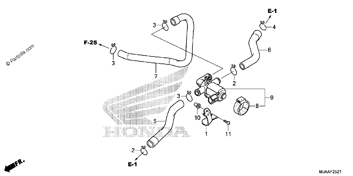 Diagrama de AIR INJECTION VALVE 2