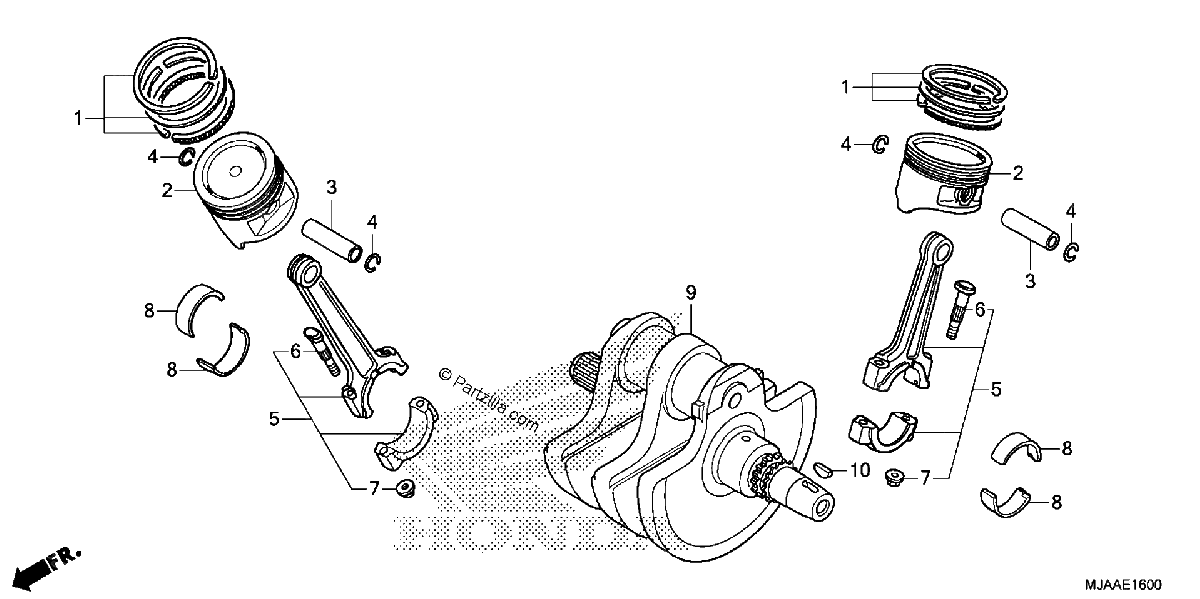 Diagrama de CRANKSHAFT