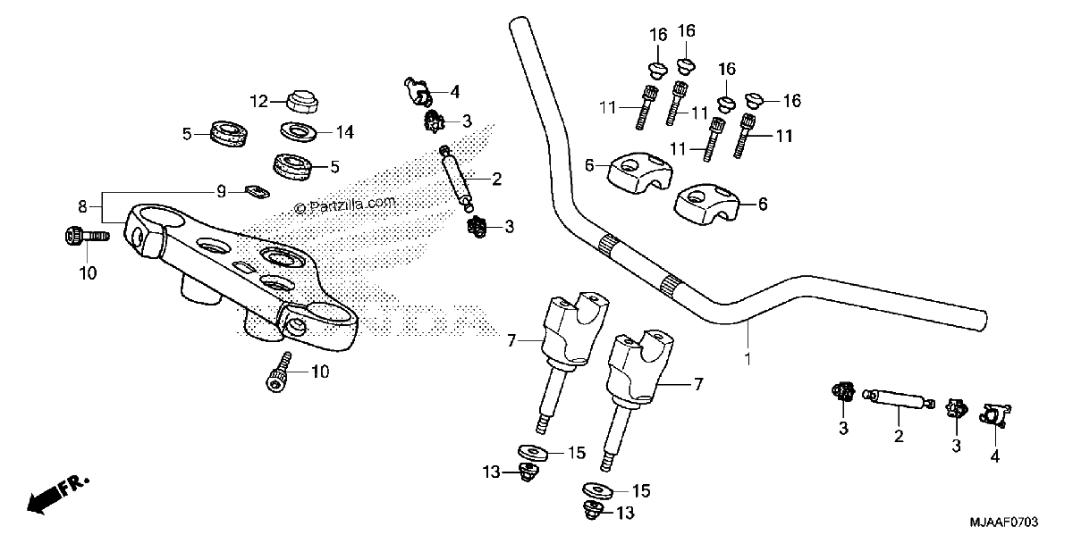 Diagrama de HANDLEBAR 4