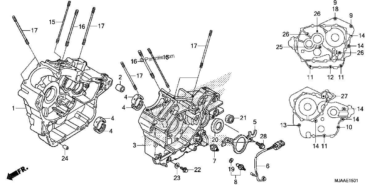 Diagrama de CRANKCASE 2